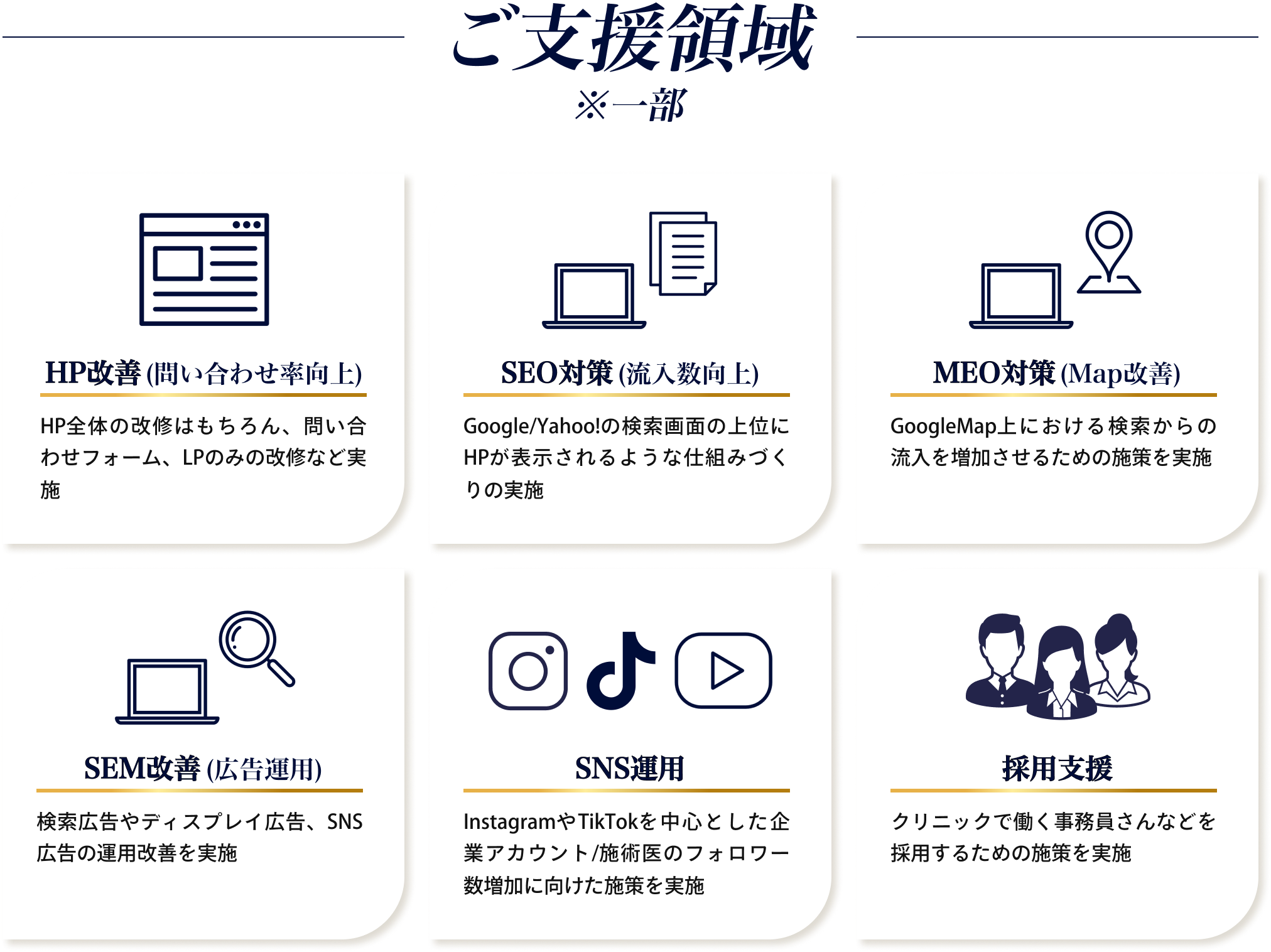 ご支援領域