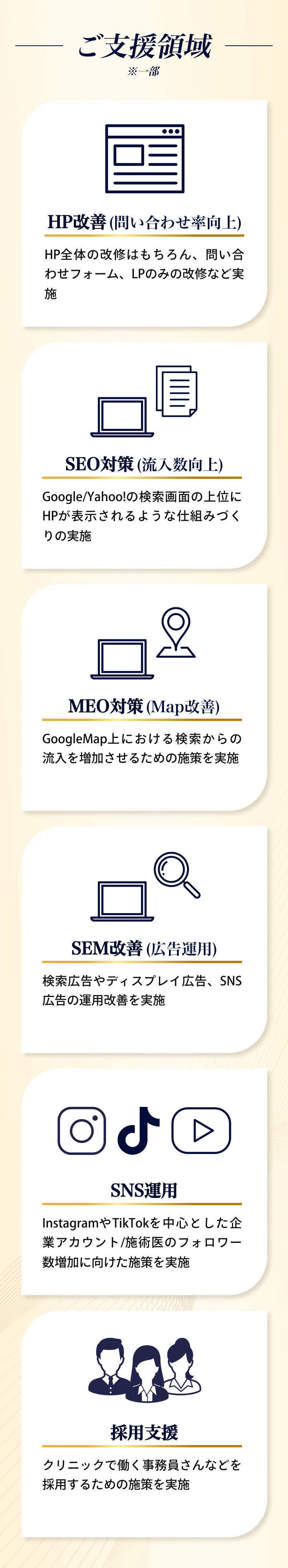 ご支援領域